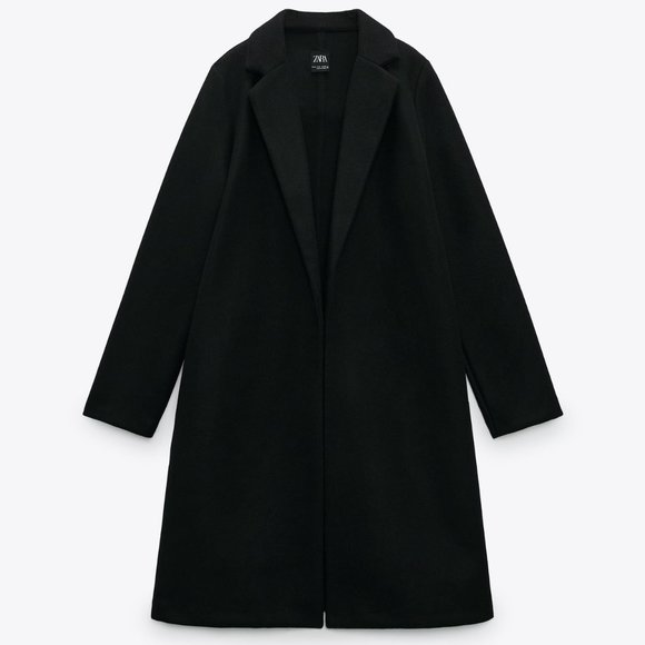 Zara Jackets & Coats Zara Lapel Coat Poshmark